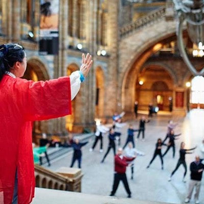 Tai Chi at the Natural History Museum